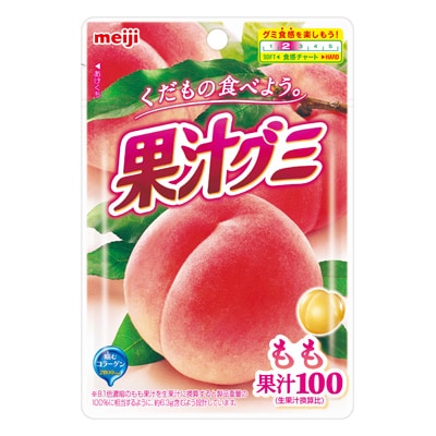 果汁グミもも 51g