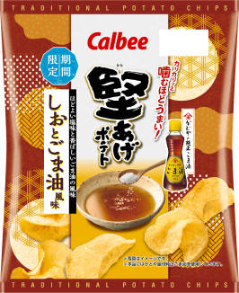 堅あげポテト しおとごま油風味 60g